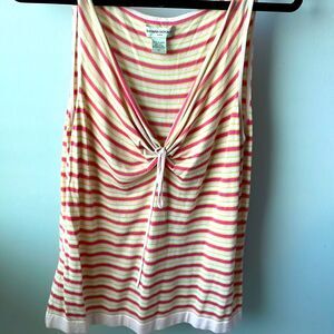 Vintage Banana Republic Striped Silk Blend Tank XL Career Layering Tie